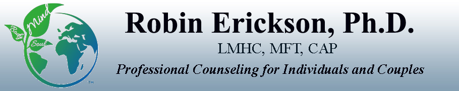 Dr. Robin Erickson, Ph.D., LMHC, MFT, CAP